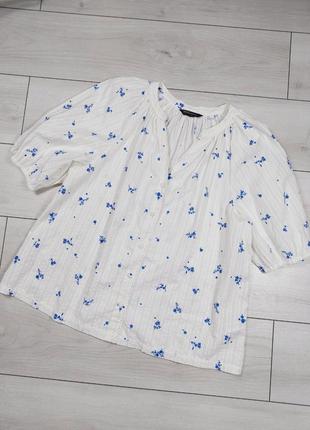 Легкая летняя рубашка блузка m&s