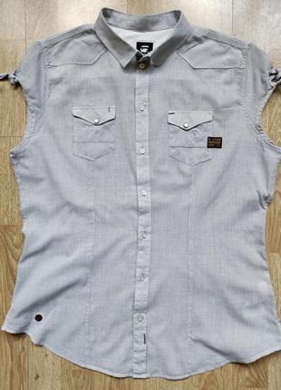 Рубашка g-star raw (100% хлопок), р.l