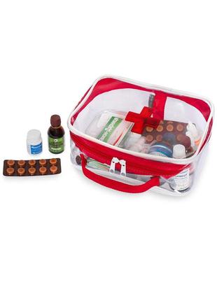 Косметичка женская прозрачная пвх украина  prozori (модель: pro-first-aid-kit)