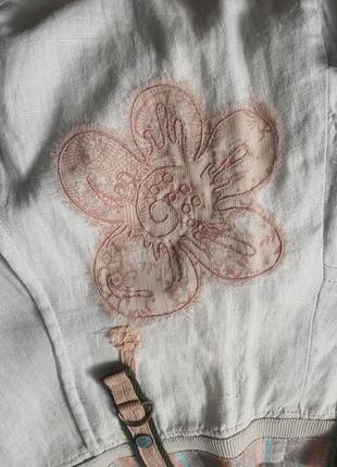 Юбка justangels туречевая льняная юбка летняя7 фото