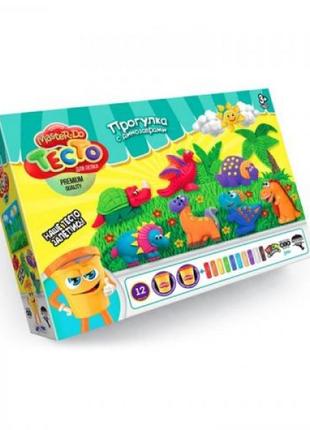 Тесто для лепки "master-do: прогулка с динозаврами" (рус)