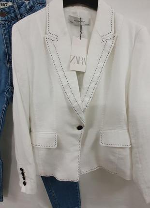 Жакет жіночий 100% льон.