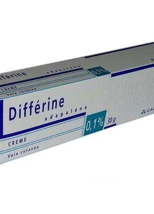 Дифферин крем 0,1% (адапалене/adapalene) differine creme 30 гр, лечение акне, срок до 2025.