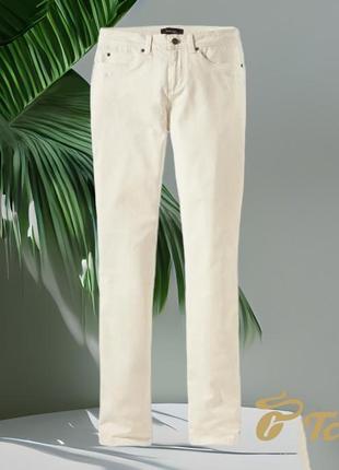 Кремові жіночі джинси з вишивкою slim fit.tchibo.3 фото