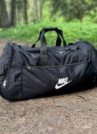 🎒спортивна дорожня чорна сумка nike3 фото