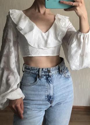 Топ  с рукавами от shein, размер l