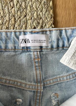 Zara джинсовая юбка4 фото