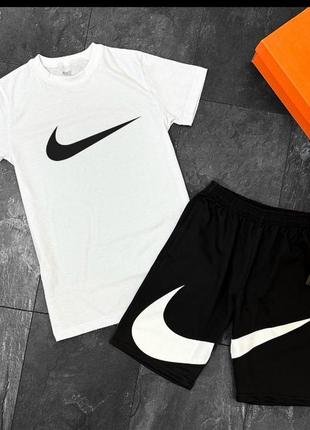 Летний костюм найк бег суш/nike big swoosh