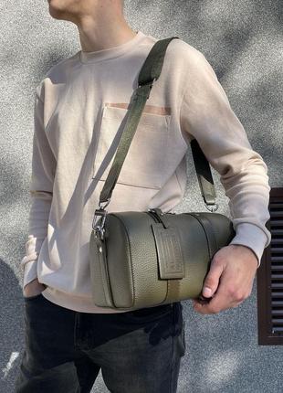 Сумка у стилі louis vuitton city keepall green