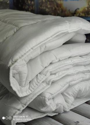 Одеяло антиаллергенное силиконовое полуторное 155 на 215 см vefa home турция белое3 фото