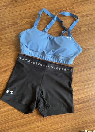 Шортики для фитнеса от известного бренда under armour1 фото