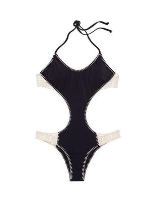 Стильный монокини crochet one-piece от victoria's secret - nero4 фото