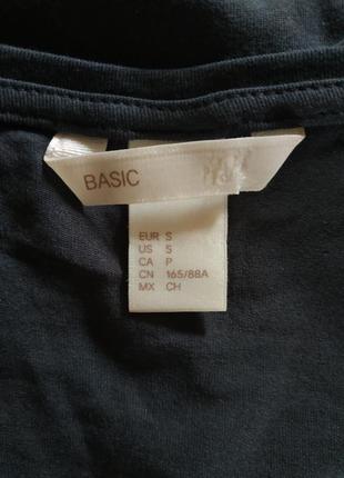 Женская базовая футболка h&m basic6 фото