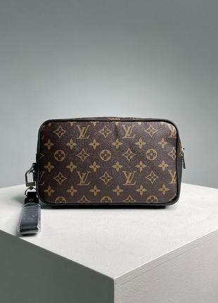 Сумка у стилі louis vuitton alpha wearable wallet brown canvas8 фото