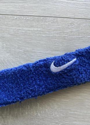 Синя пов‘язка на голову nike2 фото