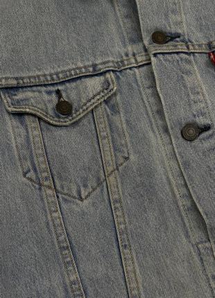 Оригінальна джинсовка джинсова куртка levi's trucker jacket stonebridge7 фото