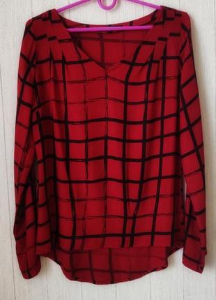 Блуза червона next