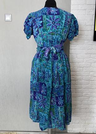 Винтажное платье на пуговицах платья-халат винтаж new look, xl2 фото