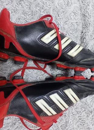 Оригінал шкіряні бутси сороконіжки adidas predator 38 розмір 24 см6 фото