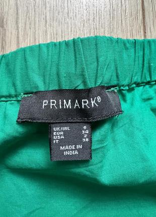 Зелена блуза зі спущеними плечима та зав’язкою primark 🛍️1+1=3🛍️4 фото
