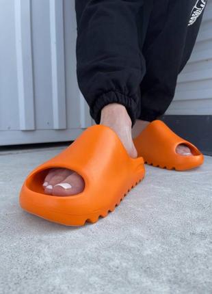 Шлепанці adidas yeezy slide enflame orange▪️