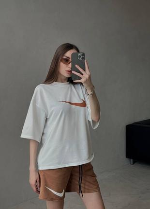 Шикарный oversize женский костюм двунитка