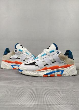 Кросівки адідас adidas niteball white&blue