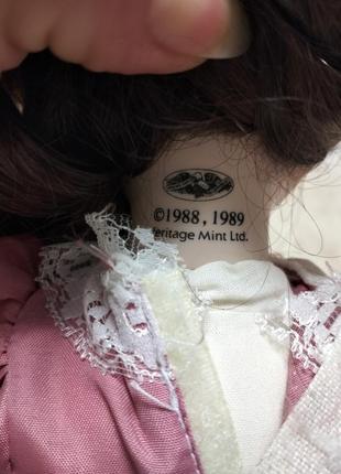 Фарфоровая коллекционная кукла heritage mint6 фото