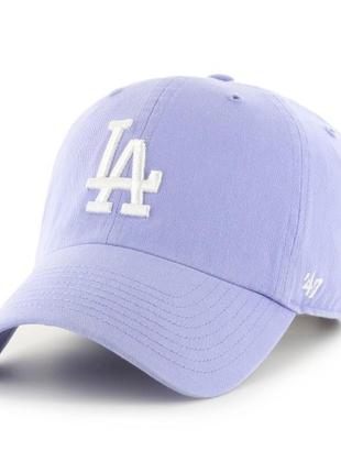 Кепка 47 brand los angeles dodgers лавандовий уні osfa b-rgw12gws-lvb