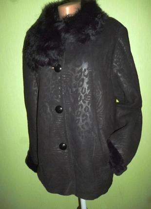 Стильная натуральная дубленка