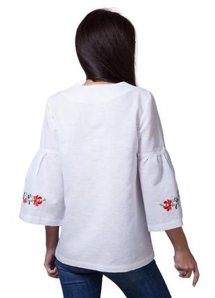 💌 блуза гарної якості жіноча льон україна вв2624 фото