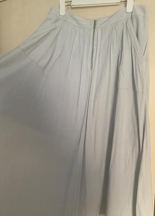 Светло-серая летняя юбка р.м-l1 фото