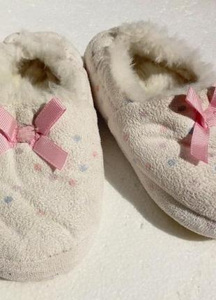 Домашні тапочки з хутром. 15 см устілка.