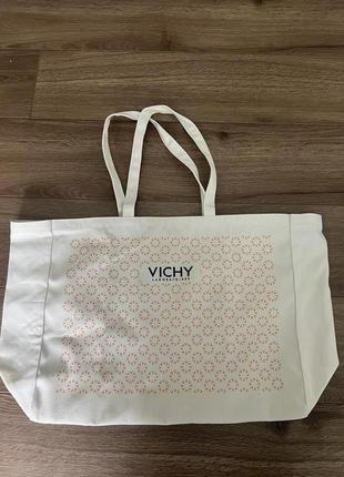 Холщовая сумка-шоппер vichy