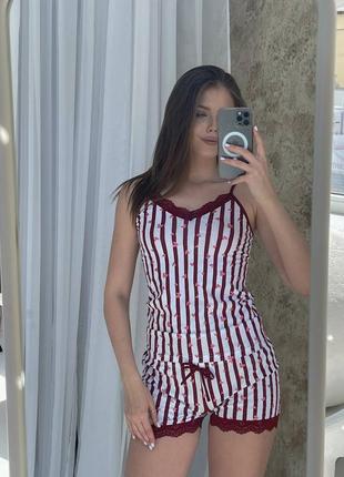 Жіночий комплект майка+шорти