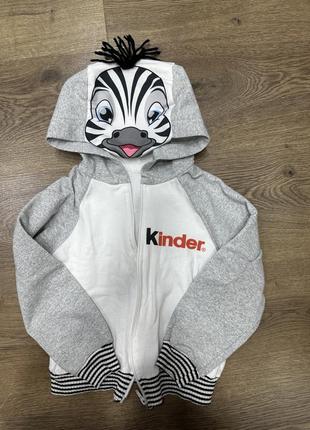 Кофта з капюшоном kinder кофтинка реглан толстовка