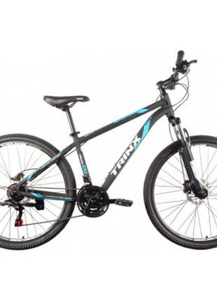 Велосипед trinx majes100 elite 27.5" рама-16" matt-black-white-blue (maj100elite.16mbwb)