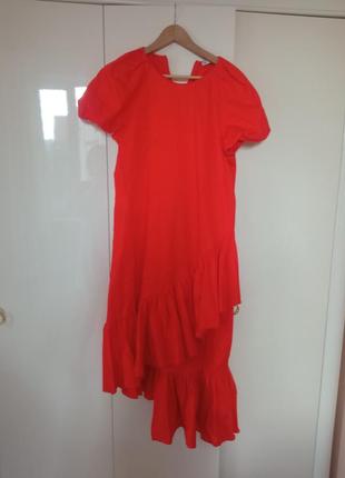 Продам роскошнле платье красивого кораллового цвета от zara