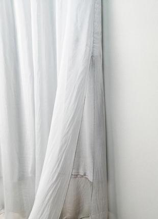 Новое длинное шелковое свободное платье италия3 фото