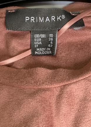 Распродажа! платье футболка с перфорацией primark4 фото