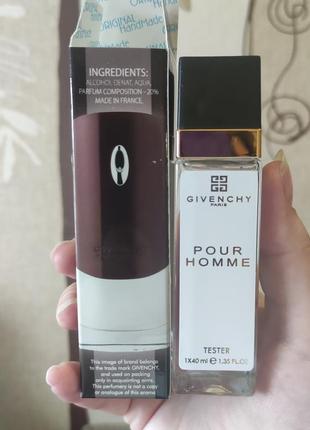 Чоловічі в стилі givenchy pour homme (живанші пур хом) 40 мл