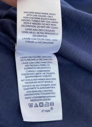 Базовая синяя футболка ralph lauren с лого на груди  ⁇  custom fit5 фото