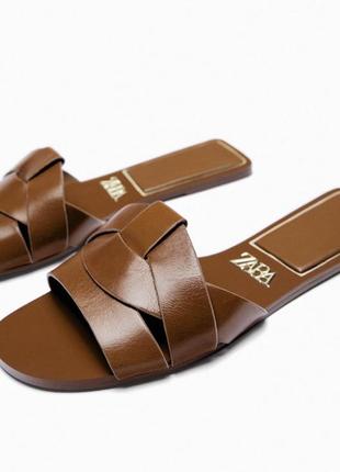 Тапочки zara новая коллекция, шлепанцы zara
