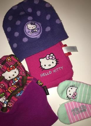Hello kitty шапка шапочка