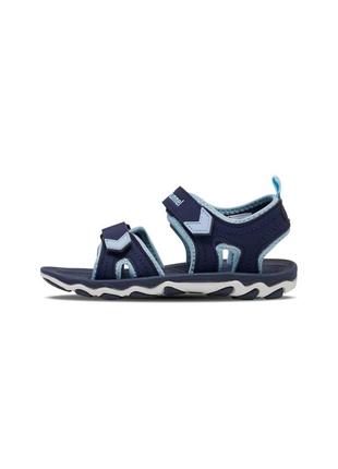 Босоніжки (сандалі) дитячі для хлопчика hummel 203304/1009 темно-сині з блакитним (33)4 фото