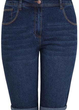 Супер стречевые джинсовые шортики yours р 28 uk-состояние новых2 фото