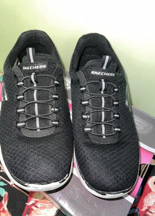 Летние кроссовки skechers р37(24.5см)3 фото