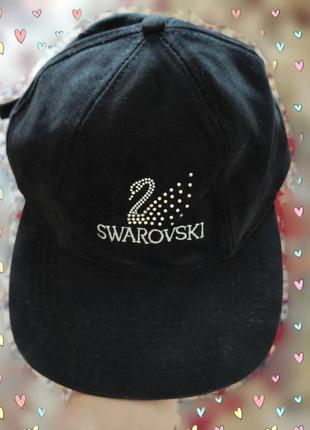 Бейсболка с камушками swarovski