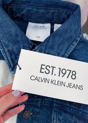 Трендовая джинсовка calvin klein оригинал6 фото