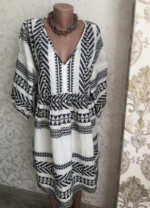 Модное стильное платье-платье туника accessorise трендовое модное